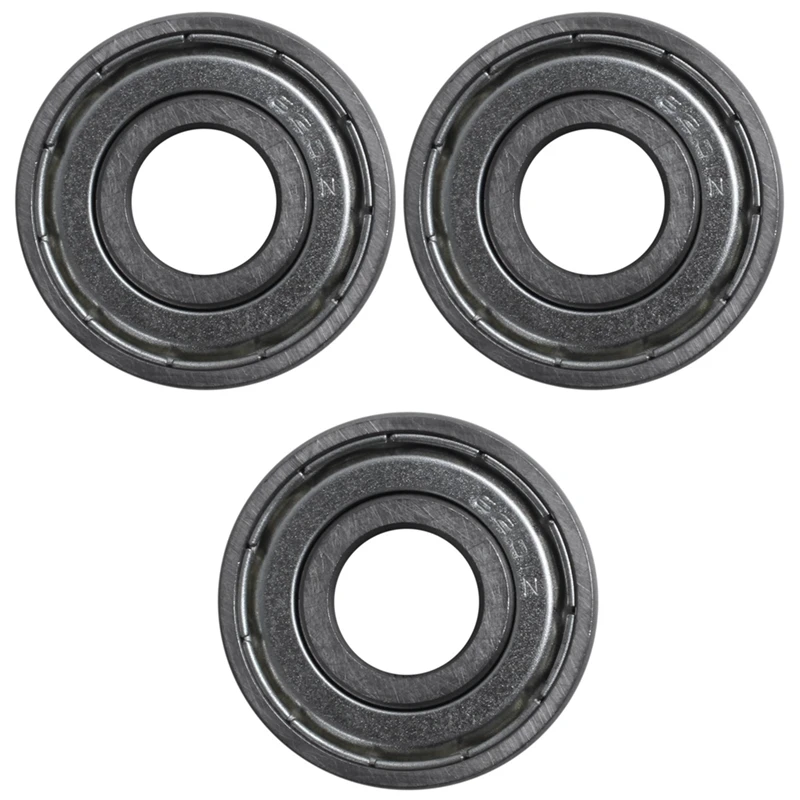 

3X 6201Z Deep Groove Ball Bearing, Metal, 12 X 32 X 10 Mm, Sealed