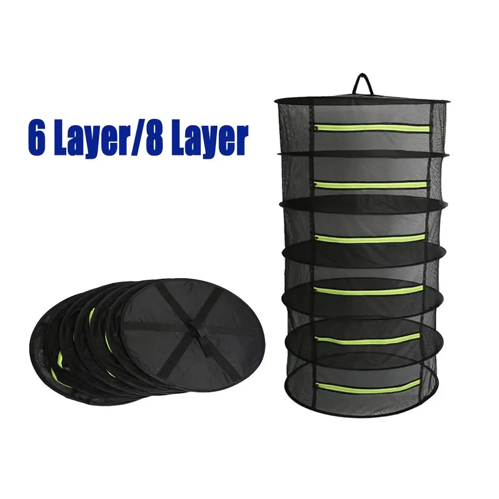 Flowers Buds Folding Drying Rack Net Dryer 60cm Carrying Bag
