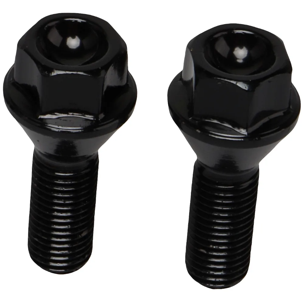 

Black 4 Pcs Wheel Suspension Lug Bolts Nuts 150 For BMW E60 E90 E46