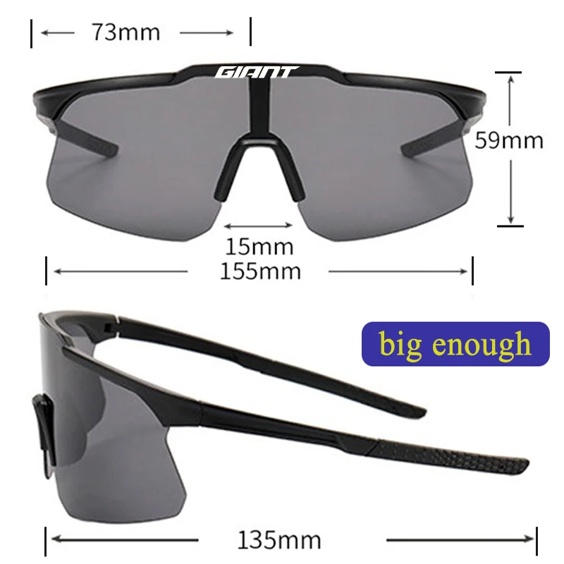 Cycling Glasses Sports Sunglasses giant cycling sunglasses mountaineering men and women sports glasses UV protection MTB/Road Cycling case