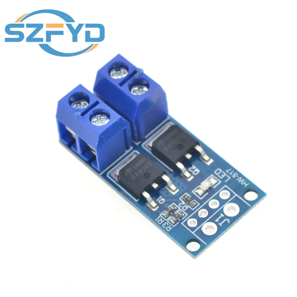 10pcs 15A 400W MOSFET Trigger Switch Drive Module PWM Regulator Control Panel DC 5V-36V Electronic Switch Control Board image 3