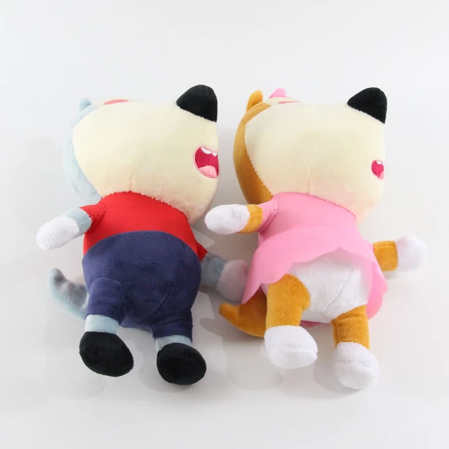 2pcs/set 30cm Anime Wolfoo Family Plush Toys Cartoon Plushie Lucy Soft  Stuffed Dolls Toy For Children Kids Boys Girls Fans Gifts