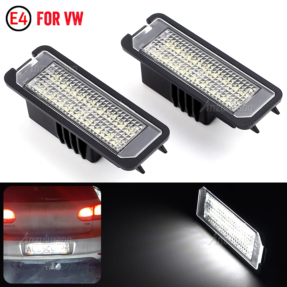 Luces LED para matrícula de piezas, lámpara para VW Amarok Golf6/Golf7 Gol Golf 5 New Beetle Cabrio Polo/Derby Passat| | AliExpress