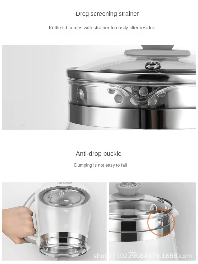 Jiuyang-TETERA multifuncional de vidrio