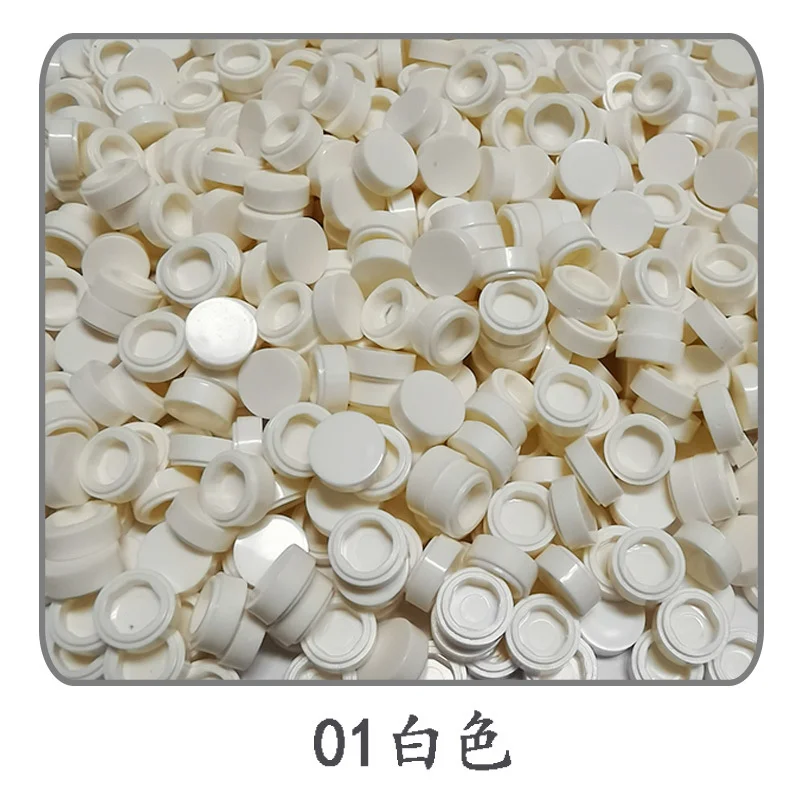 500-Piece Round Tile Set for Mosaic Art and Creative Building