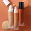 18-color Private Label Liquid Foundation Long-lasting Makeup Oil-control Moisturizer Concealer Matte Full Coverage 3-color Tubes 1