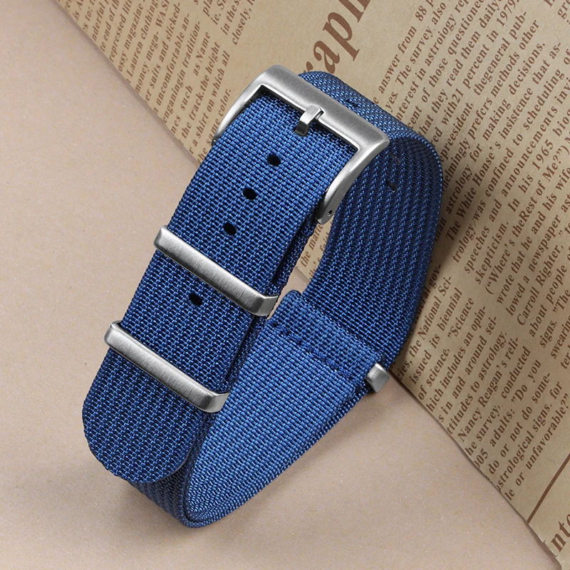 Braided Nylon Military Watch Strap - Versatile Mens and Womens Watch Band Bracelet