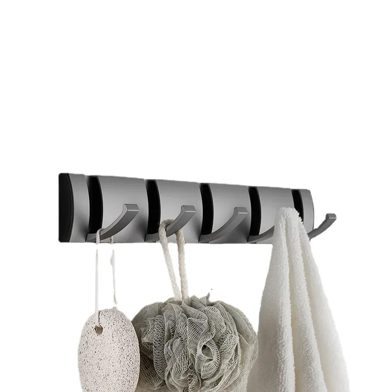 No Punching Invisible Hook Wall Hanging Porch Door Folding Clothes