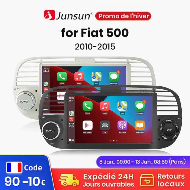 Junsun-Autoradio Android 12, Navigation GPS, Carplay, RDS, DAB, Lecteur  MultiXXL pour Voiture Abarth 500 à 2007, Limitation de 2015 - AliExpress