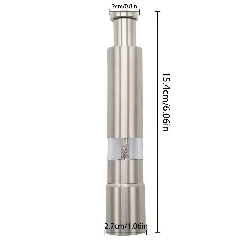 pepper grinder Pepper Grinder Household Sea Salt Ginder Creative Stainless Steel Spice Grinder Manual Sea Salt Mill
