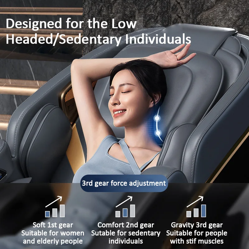 Jinkairui Heated Home Office Zero Gravity Massage Chair Electric Body Shiatsu Armchair Multifunctional Recliner Airbag Wrapped 3