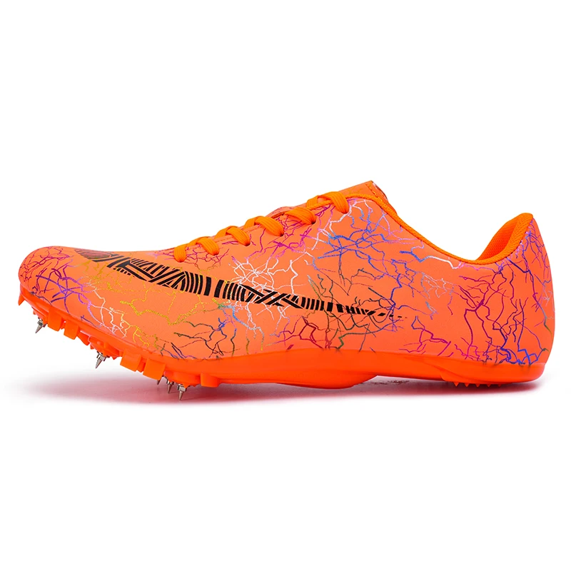 Professional Spikes Track & Field Shoes for Men Women Kids Breathable Racing Jumping Sprint Running Sneakers Size 35-45