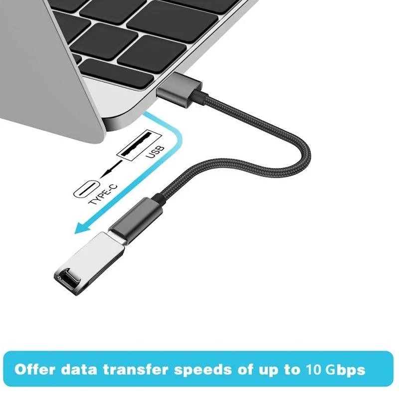 USB C Female to USB Male Adapter Type C to A Charger Cable Connector USB-C 3.2 Data Converter For Samsung Google Itel