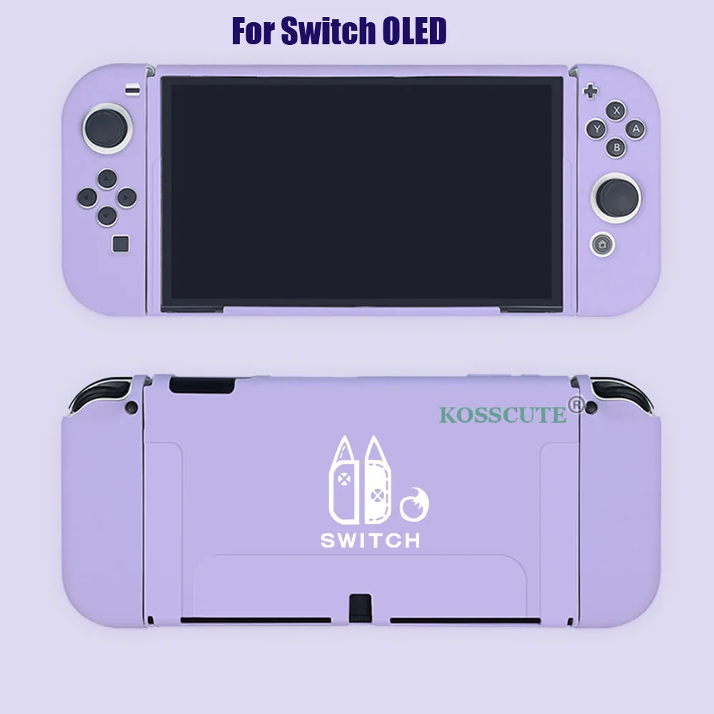 2022 Per Nintendo Switch Custodia Protettiva Oled Console Shell Joycon Custodia Morbida In Tpu Cover Completa Per Switch Oled Accessori Skin