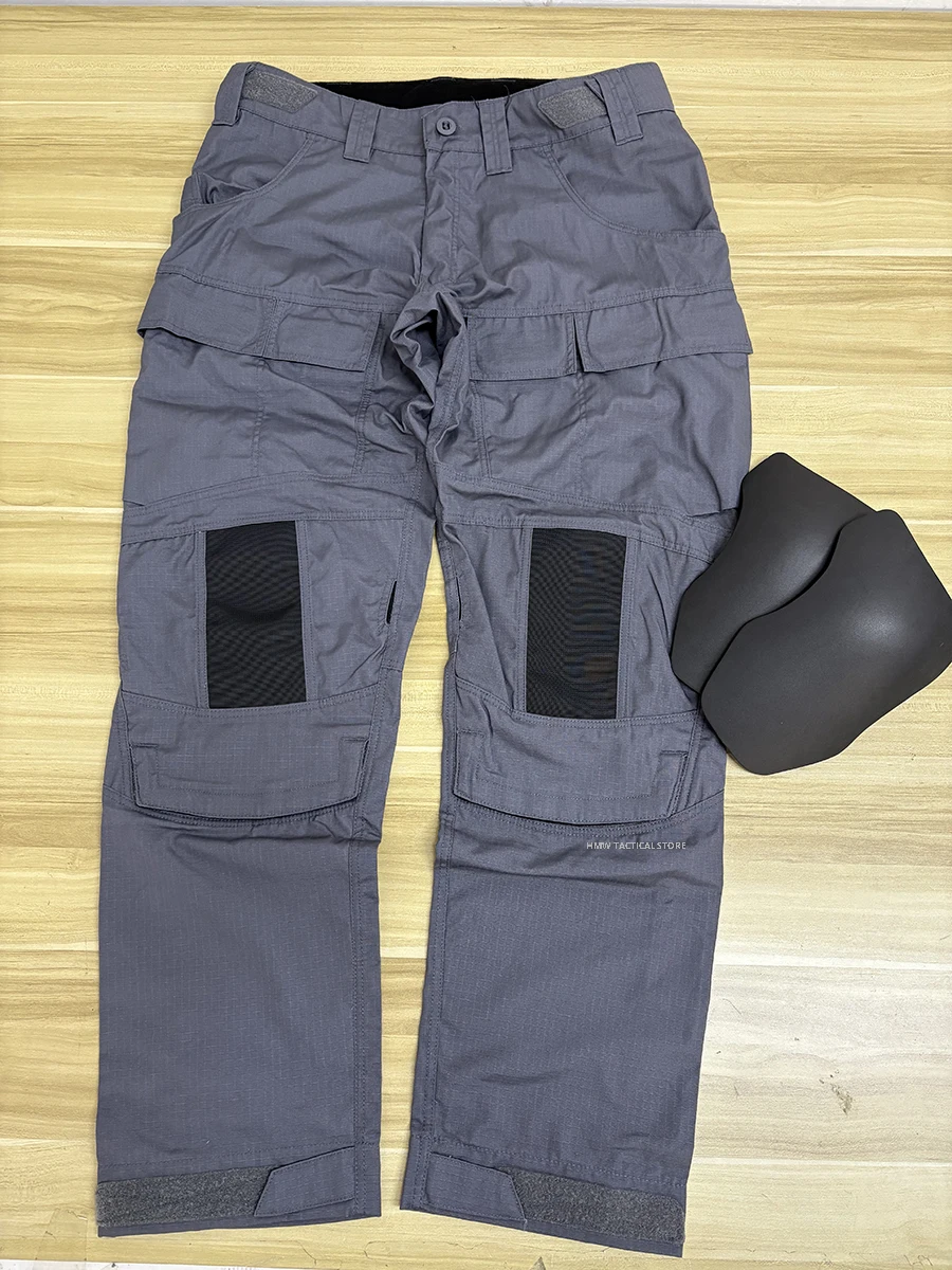 Pantalon d'assaut LEAF CTSFO camouflage - Entraînement pêche tactique terrain varié noir gris