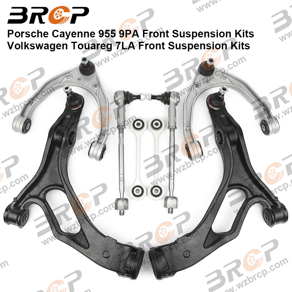 

BRCP Front Suspension Control Arm Ball Joint Stabilizer Link Tie Rod Kits For Porsche Cayenne 955 9PA VW Volkswagen Touareg 7LA