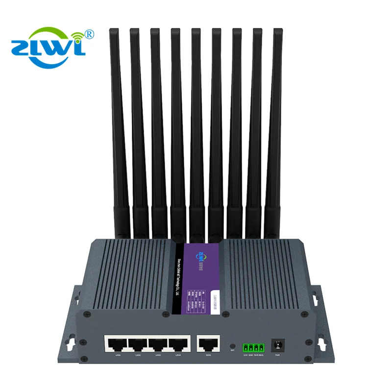 

ZLWL High Speed Industrial Wireless 5G Router Dual Sim Card Wifi Cellular Modem Router With Serial RS232 RS485