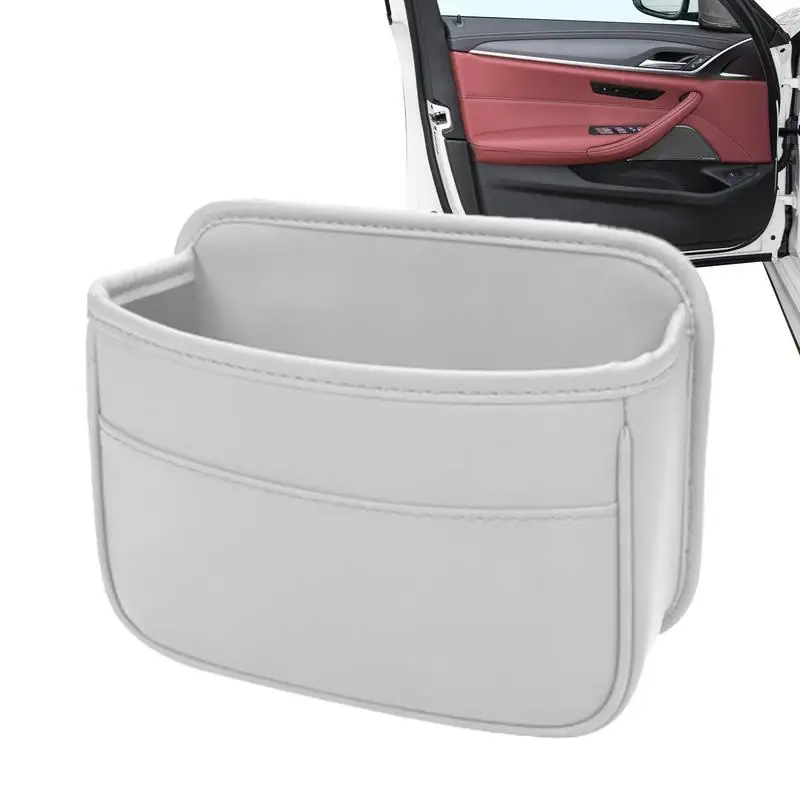 

Боковые карманы для автомобиля, автомобильный лоток, мини сумка для хранения, органайзер из искусственной кожи, боковой карман для хранения на дверь автомобиля