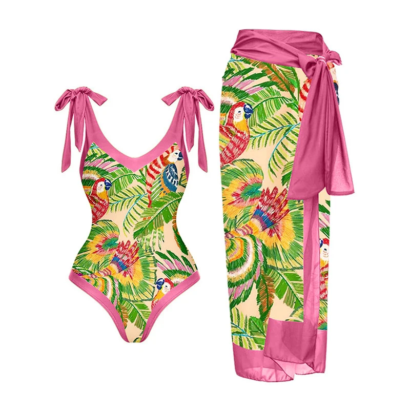 Korean Swimsuit Bikini Beachwear Two Piece Set For Women 2023 Restore