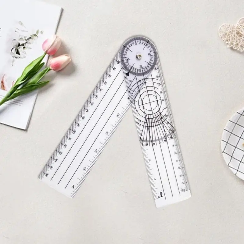 0-140mm 360 Degree Goniometer Angle Medical Spinal Angle Ruler Inclinometer Ruler Protractor finder Measuring Tool