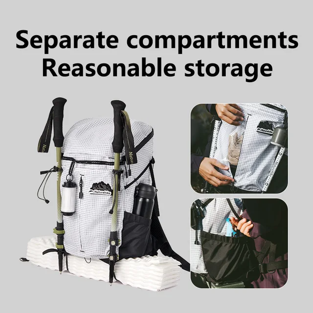 Naturehike Helium Series 25L Outdoor Hiking Mountaineering Backpack Large Capacity Shoulder Bag Casual Commuter Backpacks 3