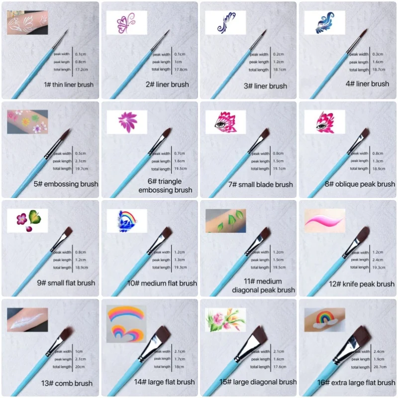 Best Price Painting brush Multi Size Beauty Makeup Tool High Quality Face Paint Tool Festival Carnival Special Makeup 5 Best Price Painting brush Multi Size Beauty Makeup Tool High Quality Face Paint Tool Festival Carnival Special Makeup 5