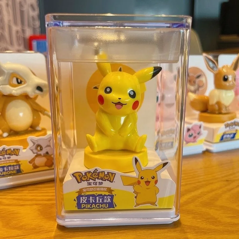 Anime Pokemon Figures Acrylic Transparent Box Toy Figure Pikachu Cubone  Psyduck Jigglypuff Slowpoke Pvc Model Birthday Gift - AliExpress