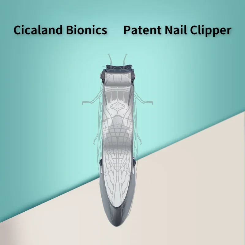 Anti-splash Nail Clipper Cicada Bionics Nail Cutter Stainless Steel Nail Tools Nail GrindPolish Nail Supplies for Professionals 2