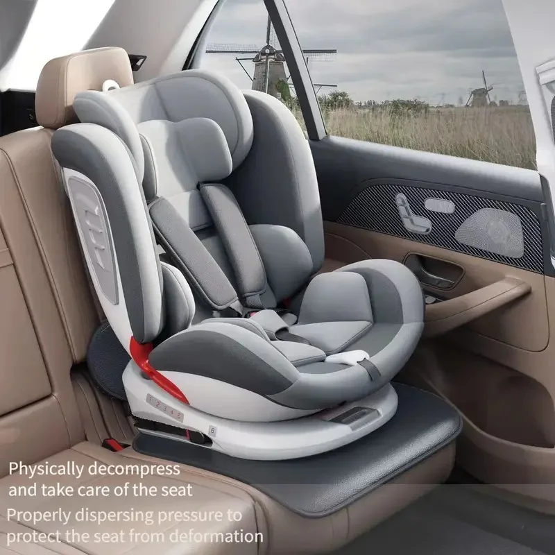 Cuscino di protezione per seggiolino di sicurezza per auto multifunzionale Cuscino per sedile di alta qualità Fondo antiscivolo adatto per la maggior parte dei cuscinetti di protezione per auto - Image 2