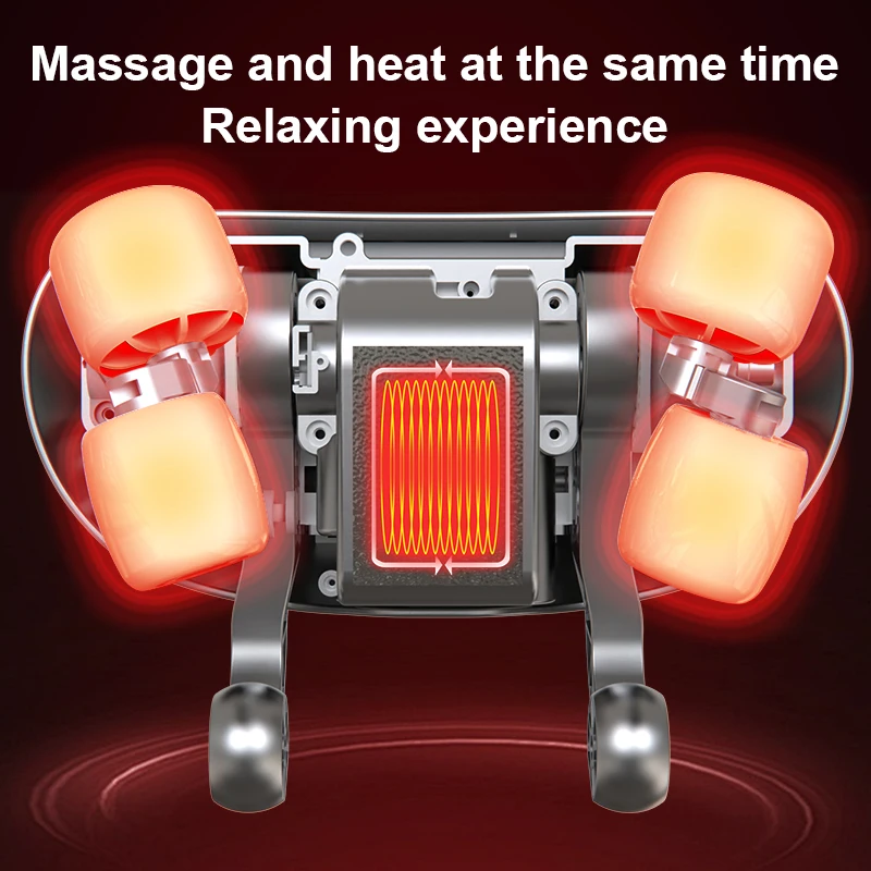 Wireless Electric Massage Pillow for Neck and Back Relief