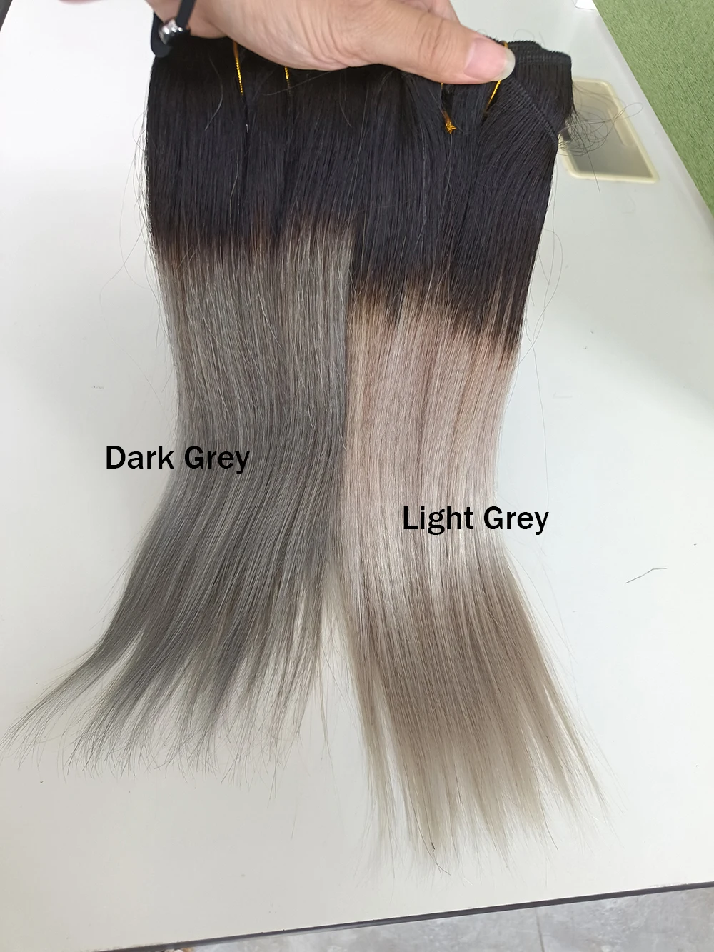 1B Silver Dark Grey Pink Rose Golden Ombre Silky Straight Hair Bundles Human Hair 1/3/4 Bundles Remy Weave Extension human hair extensions human hair bundles human hair bulk