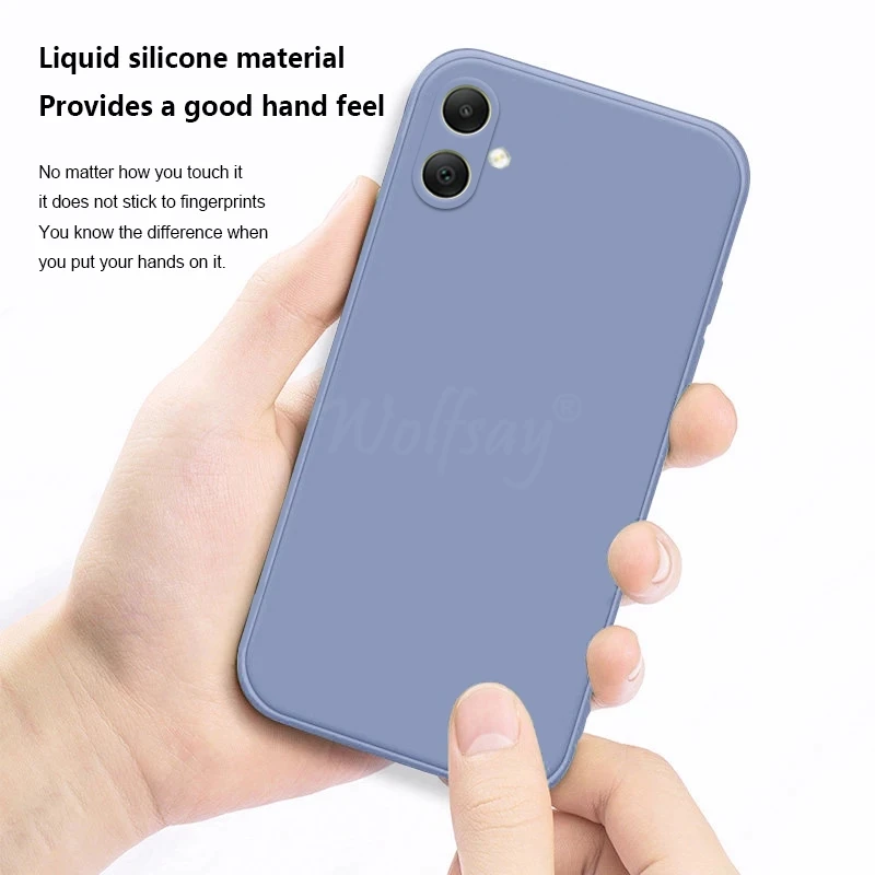 Sleek Liquid Silicone Rubber Phone Protector Case - Plain Design