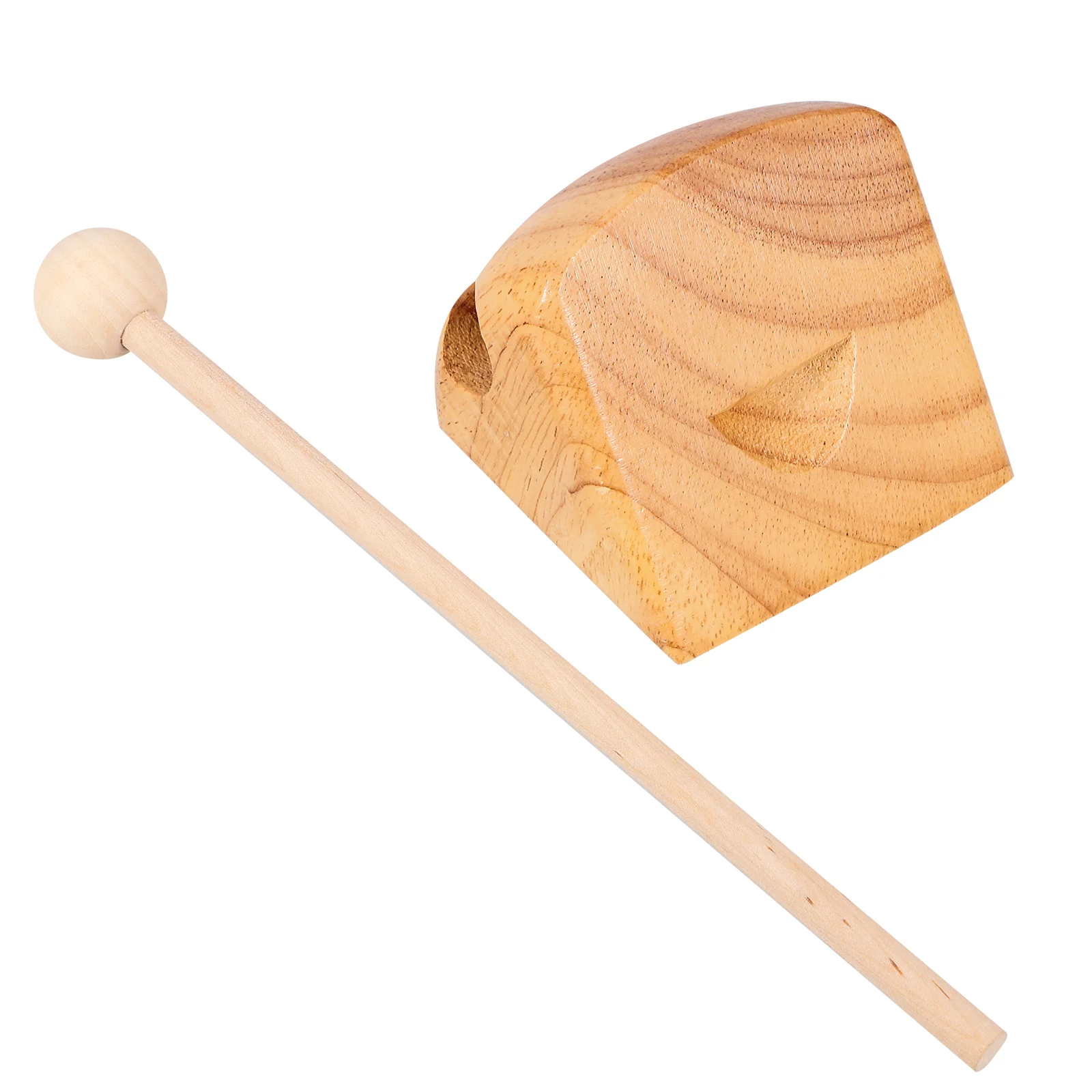 

Wooden Fish Teaching Aids Kids Toys Music Enlightenment Temple Block for Educational Toddler