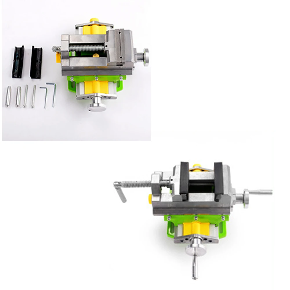 Allsome BG-6368 3-inch Cross-Sliding Vise with Compound Slide for Mill and Drill Press,Cross Slide Drill Press Vise 5