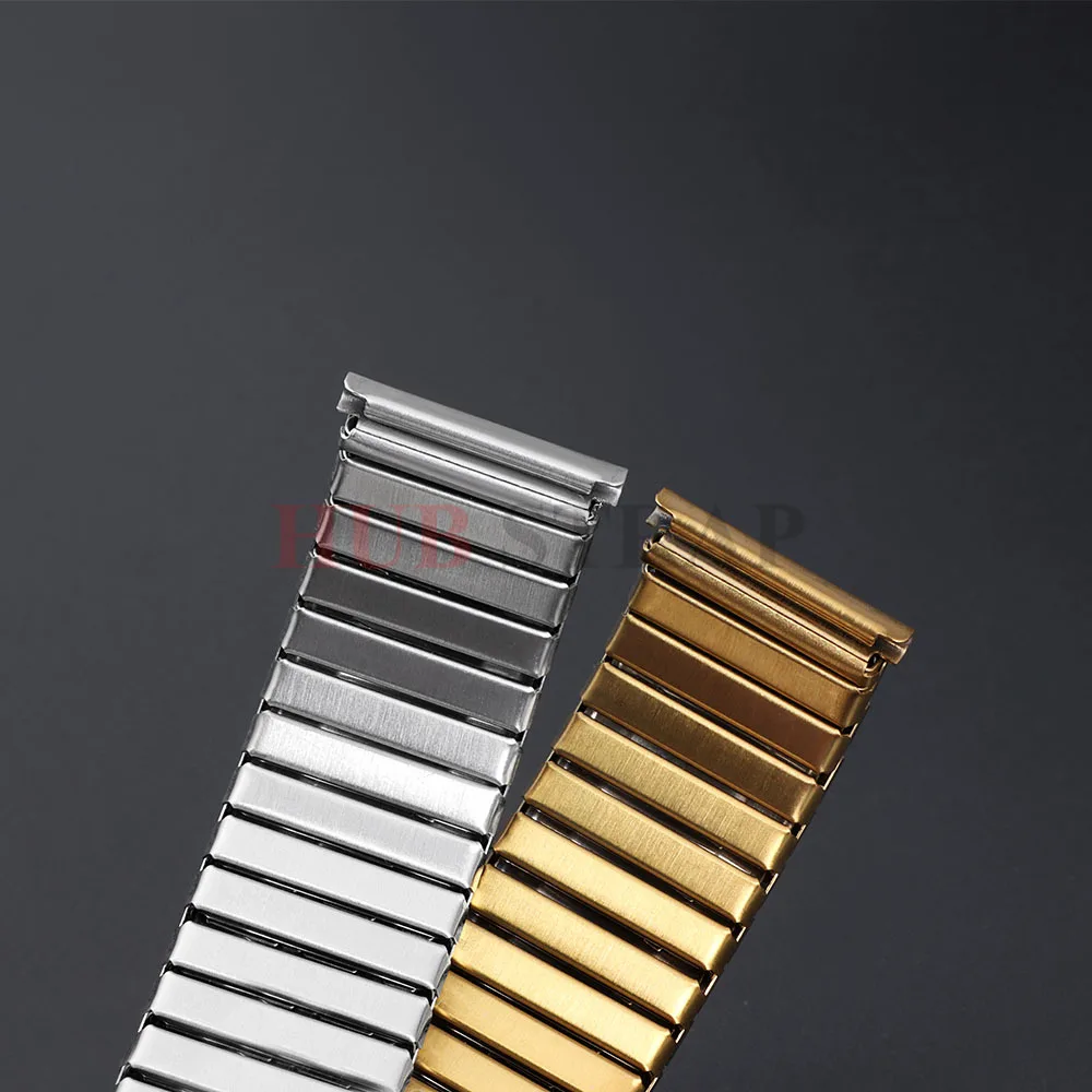 Stainless Steel Stretch Expansion Watch Band - Universal Metal Elastic Strap