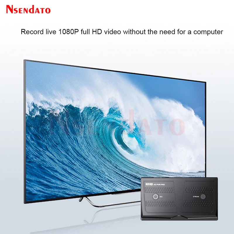 Ezcap350 HD PVR Pro HDR HDMI Video Gaming Capture Record Card 4K 60fps For live streaming Broadcast OBS For PC USB Flash Driver