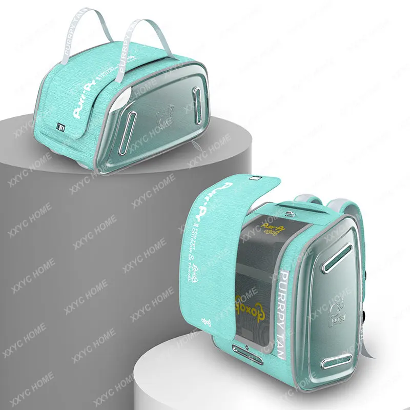 

Portable Pet Cat Diaper Bag Portable Cat Bag Large-Capacity Backpack Cage
