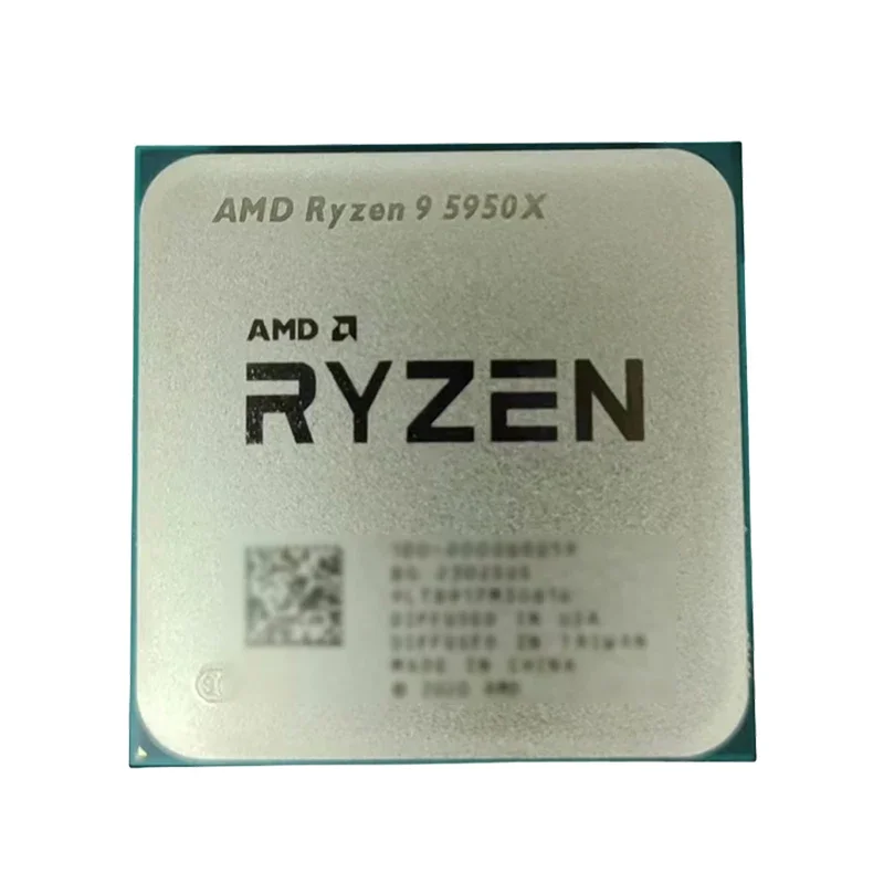 AMD 라이젠 9 5950X Zen3 16코어32스레드 3.4GHz 64MB 캐시 105W AM4 DDR4 데스크탑 CPU (쿨러 미포함 새 제품)