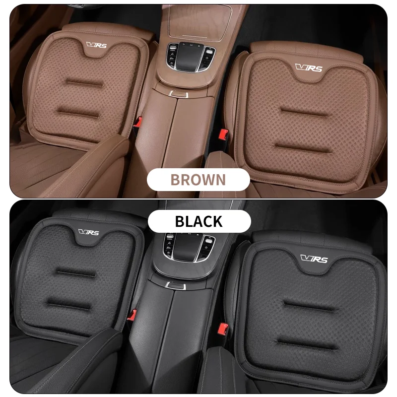 Car Seat Cover For Skoda VRS Emblem Mk3 Octavia Kamiq Kodiaq Karoq RS Breathable Non-Slip Seat Cushion Car Chair Protector Cover