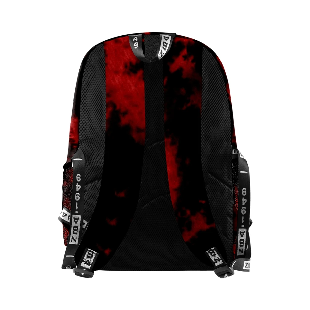 Sam and Colby-XPLR Shatter Red Tie Dye School Bag for Students, Men and Women, XPLR Travel Bag, New 2