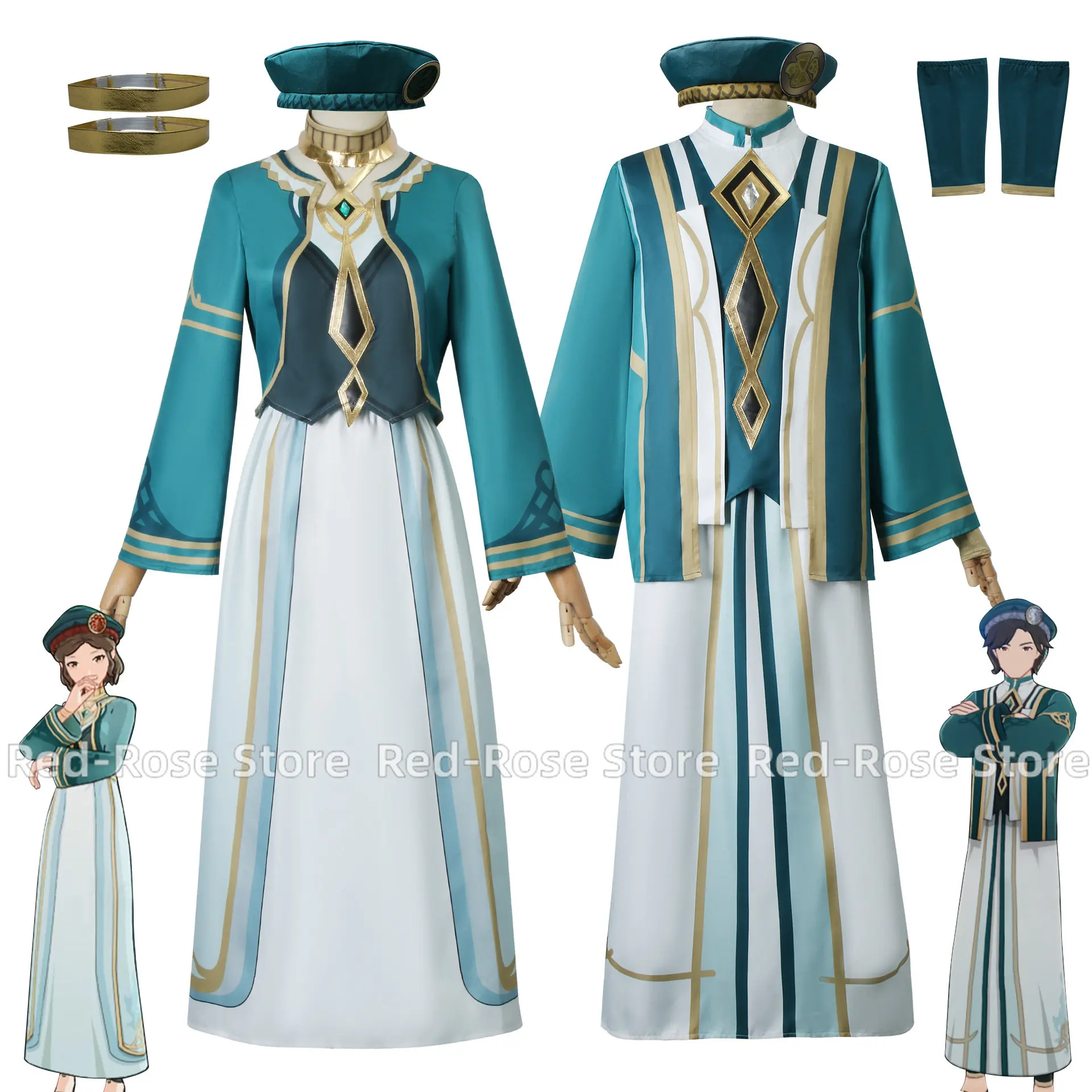 

Game Genshin Impact Sumeru The Akademiya Cosplay Costume Men and Women Adult Festival Outfit Halloween Carnival Party Dress