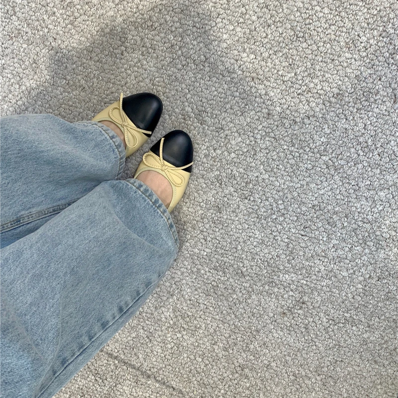 جديد فراشة عقدة النساء أحذية لوفر موضة الضحلة الان...