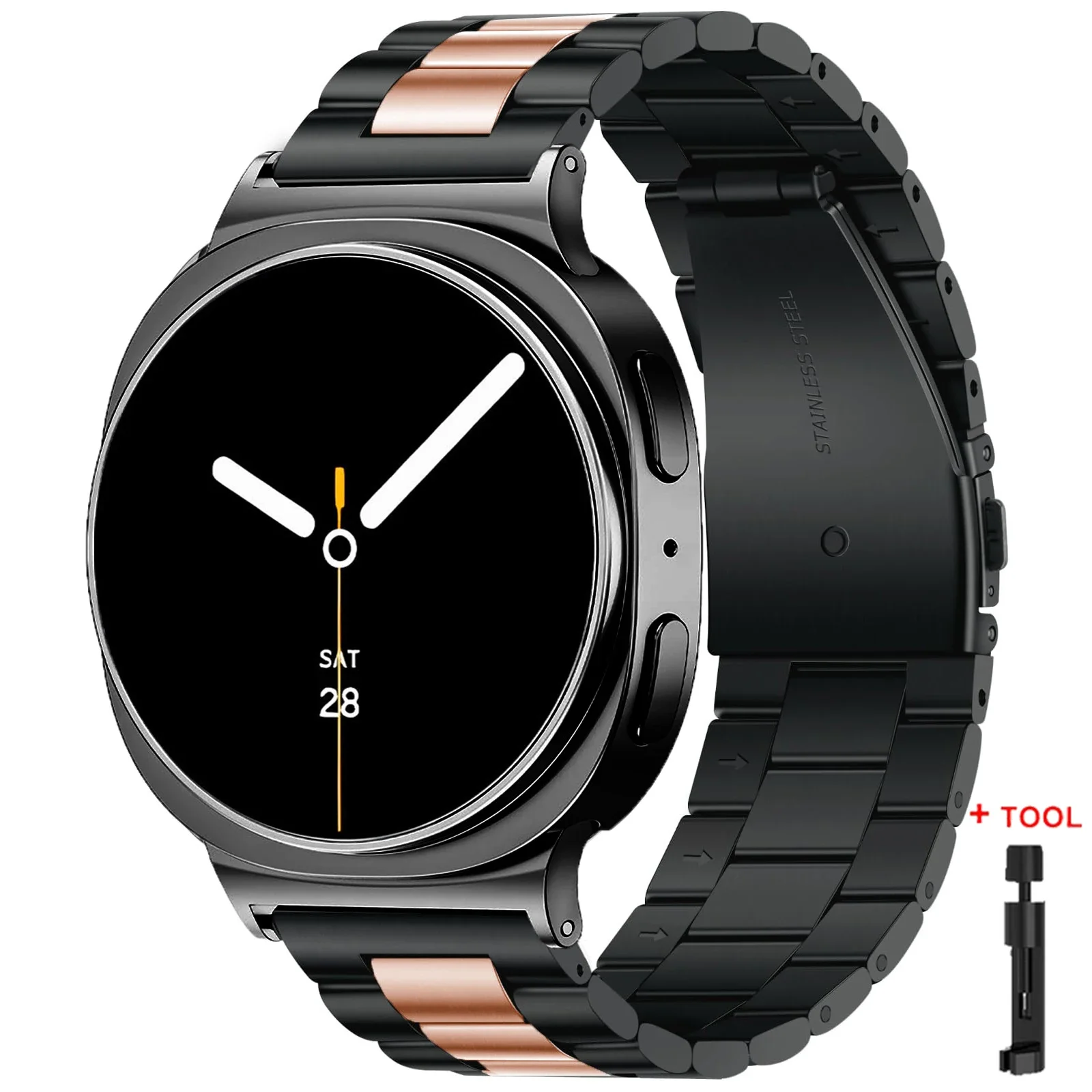 Stainless Steel Metal Watch Band Bracelet