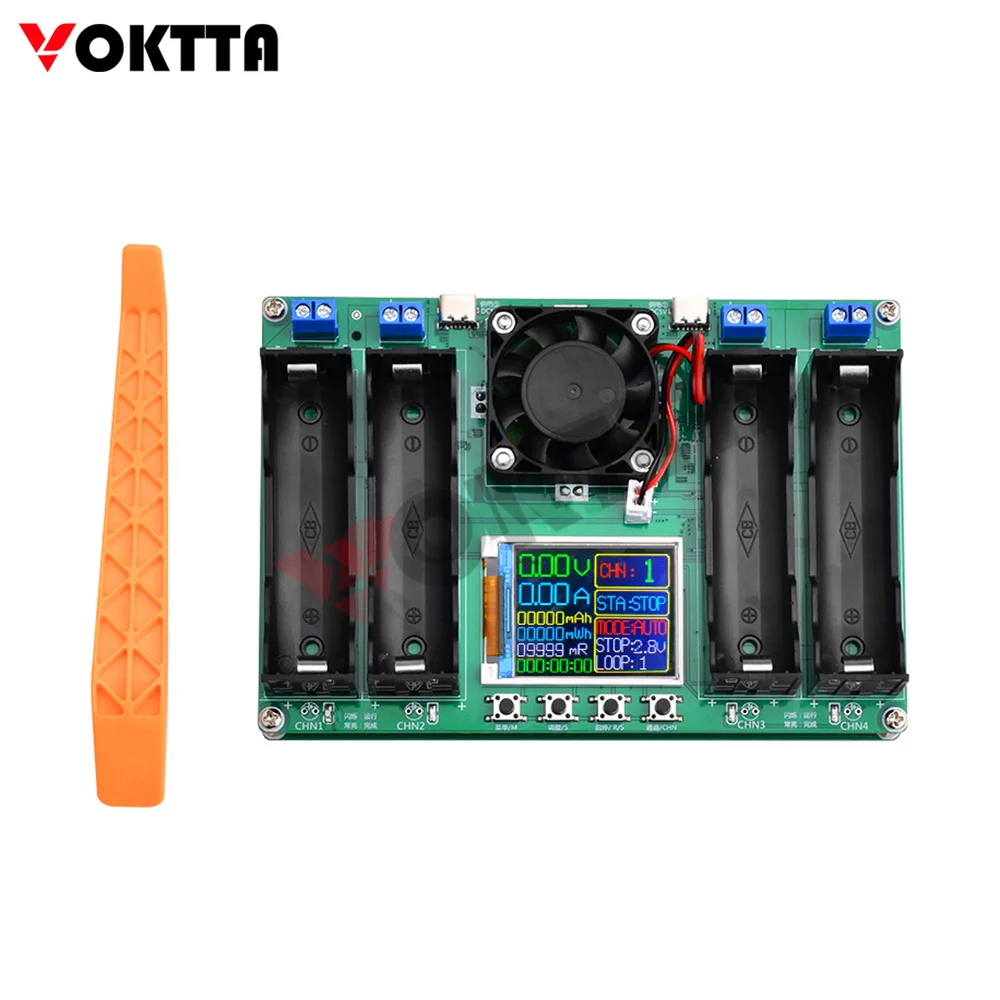18650 Lithium Battery Capacity Tester Automatic Internal Resistance Tester MAh MWh Digital Battery Power Detector Module 6
