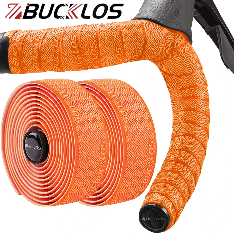 Bike Handlebar Tape EVA PU Road Bicycle Anti-slip Shock Absorption Cycling Wrap End Plug Bike Accessories