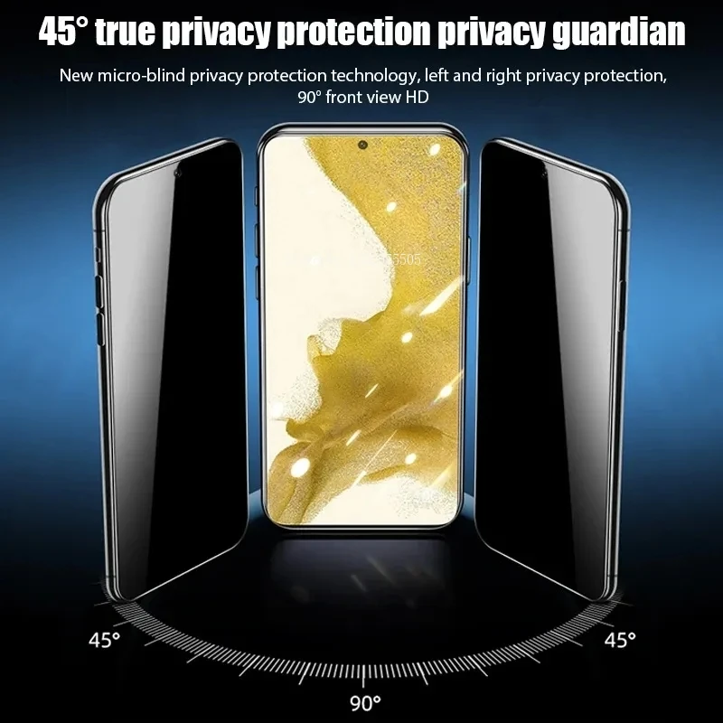 Enhanced Privacy Full Coverage Tempered Glass Screen Protector - Anti-Spy Technology