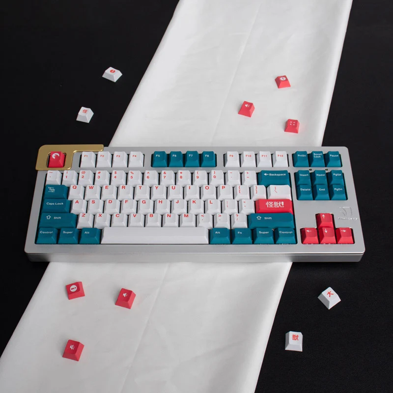 corante-sub inglês personalizado personalidade keycaps para teclado mecânico 61 64 68 75 84
