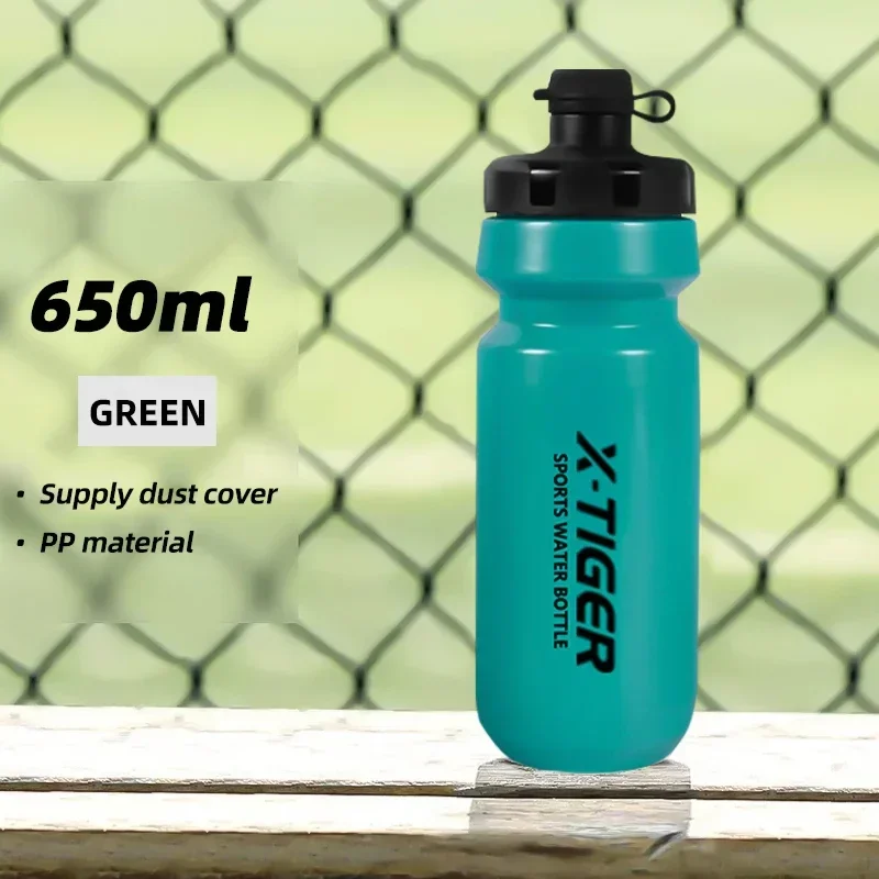 X-TIGER MTB Шосейна велосипедна пляшка для води 650 мл Герметична велосипедна пляшка для води для дальнього відстані Спорт на відкритому повітрі Por