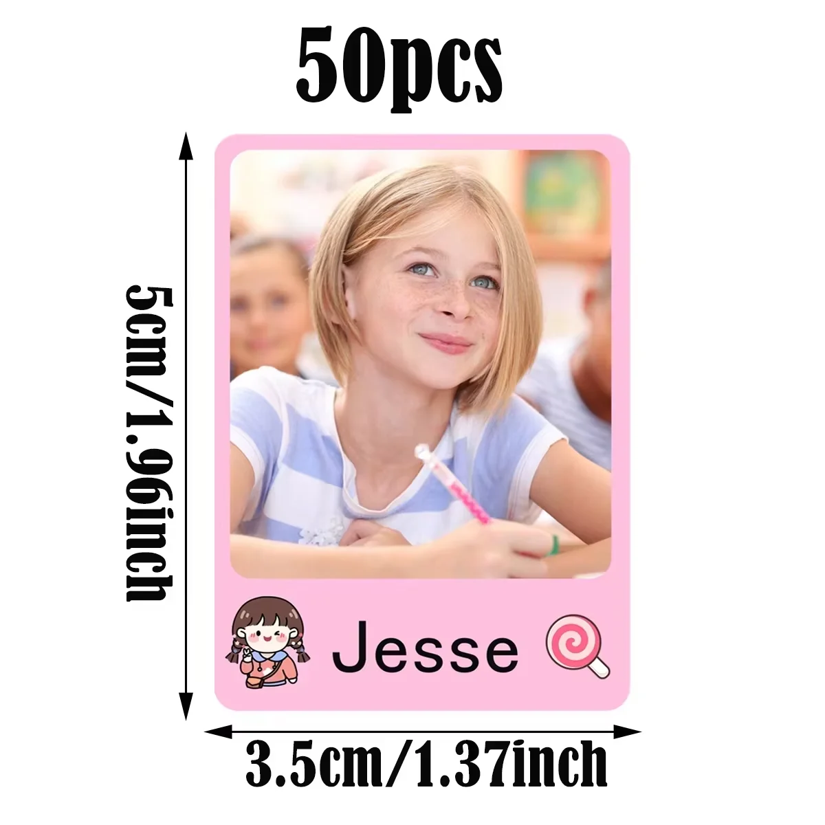 Custom Waterproof Name Stickers