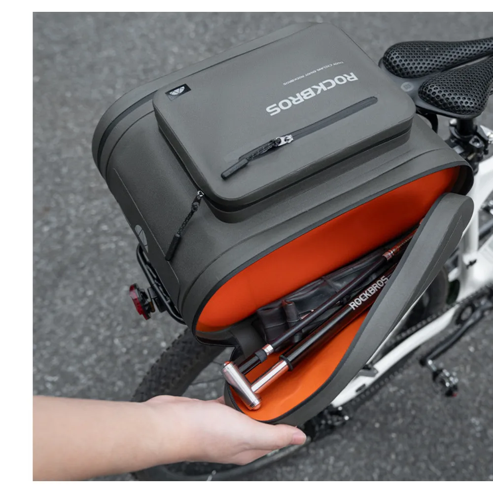 Rock Brothers Wasserdichtes Regal Fahrrad Straße Mountainbike Rucksack Reiten Große Kapazität Sattel Schwanz Tasche_voghion.com